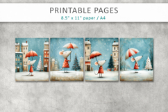 grunge christmas printable pages Product Image 2