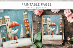 grunge christmas printable pages Product Image 3
