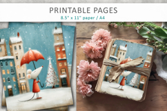 grunge christmas printable pages Product Image 4