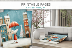 grunge christmas printable pages Product Image 5