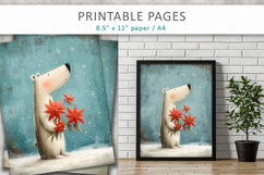 Christmas kids illustration, grunge paper Product Image 8