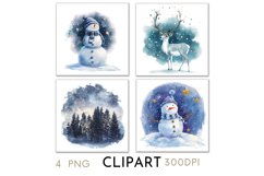 Christmas Illustrations Watercolor PNG