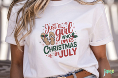 Christmas In July Saying Clipart Product Image 2