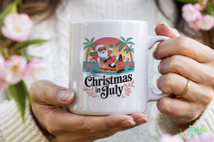Christmas In July Saying Clipart Product Image 3