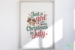 Christmas In July Saying Clipart Product Image 5