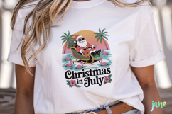 Christmas In July Saying Clipart Product Image 2