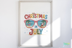 Christmas In July Saying Clipart Product Image 5