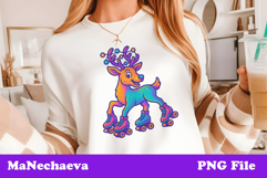 Christmas iridescent Clipart | Holiday Sublimation Bundle Product Image 19