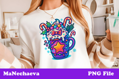 Christmas iridescent Clipart | Holiday Sublimation Bundle Product Image 11