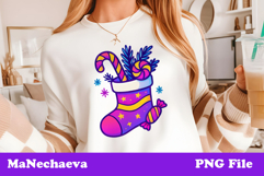 Christmas iridescent Clipart | Holiday Sublimation Bundle Product Image 2