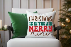 Christmas Is In The Air Merry SVG ,Christmas SVG Design Product Image 3