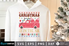 Christmas Is In The Air SVG ,Christmas SVG Design Product Image 1