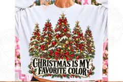 Christmas Is My Favorite Color PNG Product Image 1