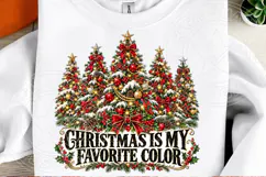 Christmas Is My Favorite Color PNG Product Image 2