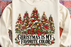 Christmas Is My Favorite Color PNG Product Image 4
