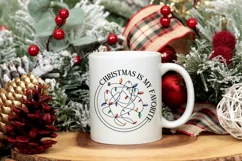 Christmas is My Favorite SVG, Christmas quote SVG Product Image 3