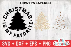 Christmas SVG | Christmas Is My Favorite | Shirt Design Product Image 3