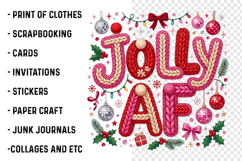 Christmas Jolly Af Png Product Image 3