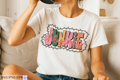 Christmas Junkie SVG Christmas SVG PNG T-shirt Design Product Image 2