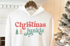 Christmas Junkie SVG ,Christmas SVG Design Product Image 2