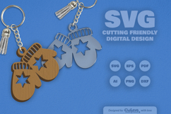Christmas Keychain SVG Product Image 2