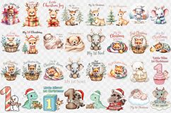 My first Christmas bundle | Cute Christmas animals Product Image 5