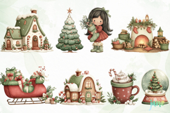 Christmas Kids Clipart Bundle Product Image 7