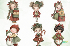 Christmas Kids Clipart Bundle Product Image 6