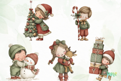 Christmas Kids Clipart Bundle Product Image 5
