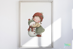 Christmas Kids Clipart Bundle Product Image 4