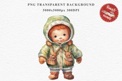 Christmas Kids Clipart Cute Winter Children PNG Boy Girl Art Image Watercolor Transparent Print illustration sublimation printable digital junk journaling file watercolor Christmas Kids, Cute Winter Children clipart, xmas character child, Girl Boy in coat