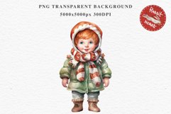 Christmas Kids Clipart Cute Winter Children PNG Boy Girl Art Image Watercolor Transparent Print illustration sublimation printable digital junk journaling file watercolor Christmas Kids, Cute Winter Children clipart, xmas character child, Girl Boy in coat