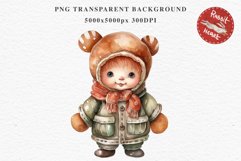 Christmas Kids Clipart Cute Winter Children PNG Boy Girl Art Image Watercolor Transparent Print illustration sublimation printable digital junk journaling file watercolor Christmas Kids, Cute Winter Children clipart, xmas character child, Girl Boy in coat