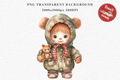 Christmas Kids Clipart Cute Winter Children PNG Boy Girl Art Image Watercolor Transparent Print illustration sublimation printable digital junk journaling file watercolor Christmas Kids, Cute Winter Children clipart, xmas character child, Girl Boy in coat