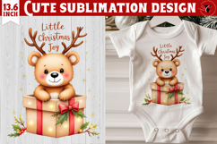 My first Christmas | Cute Christmas animal sublimation Product Image 1