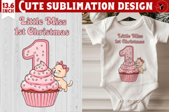 My first Christmas | Cute Christmas animal sublimation Product Image 1