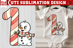 My first Christmas | Cute Christmas animal sublimation Product Image 1
