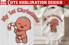 My first Christmas | Cute Christmas animal sublimation Product Image 1
