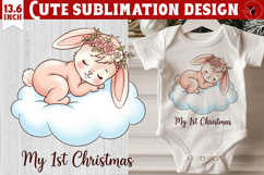 My first Christmas | Cute Christmas animal sublimation Product Image 1
