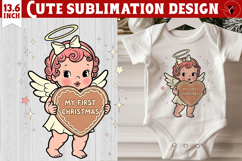 My first Christmas | Cute Christmas animal sublimation Product Image 1