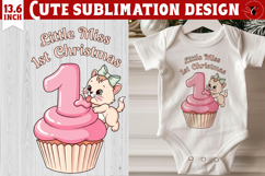 My first Christmas | Cute Christmas animal sublimation Product Image 1