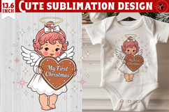 My first Christmas | Cute Christmas animal sublimation Product Image 1