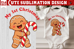 My first Christmas | Cute Christmas animal sublimation Product Image 1