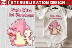 My first Christmas | Cute Christmas animal sublimation Product Image 1