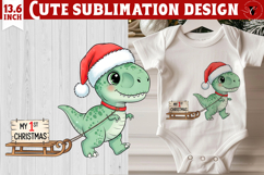 My first Christmas | Cute Christmas animal sublimation Product Image 1