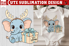 My first Christmas | Cute Christmas animal sublimation Product Image 1