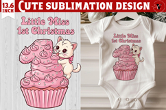My first Christmas | Cute Christmas animal sublimation Product Image 1