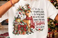Christmas Kindness Reindeer Heartwarming Christmas Quote Hol Product Image 3