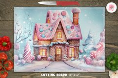 Christmas Kitchen Cutting Board Png, Cutting Board Sublimation, Kitchen Png, Rectangular Design Png