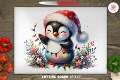 Christmas Kitchen Cutting Board Png, Cutting Board Sublimation, Kitchen Png, Rectangular Design Png